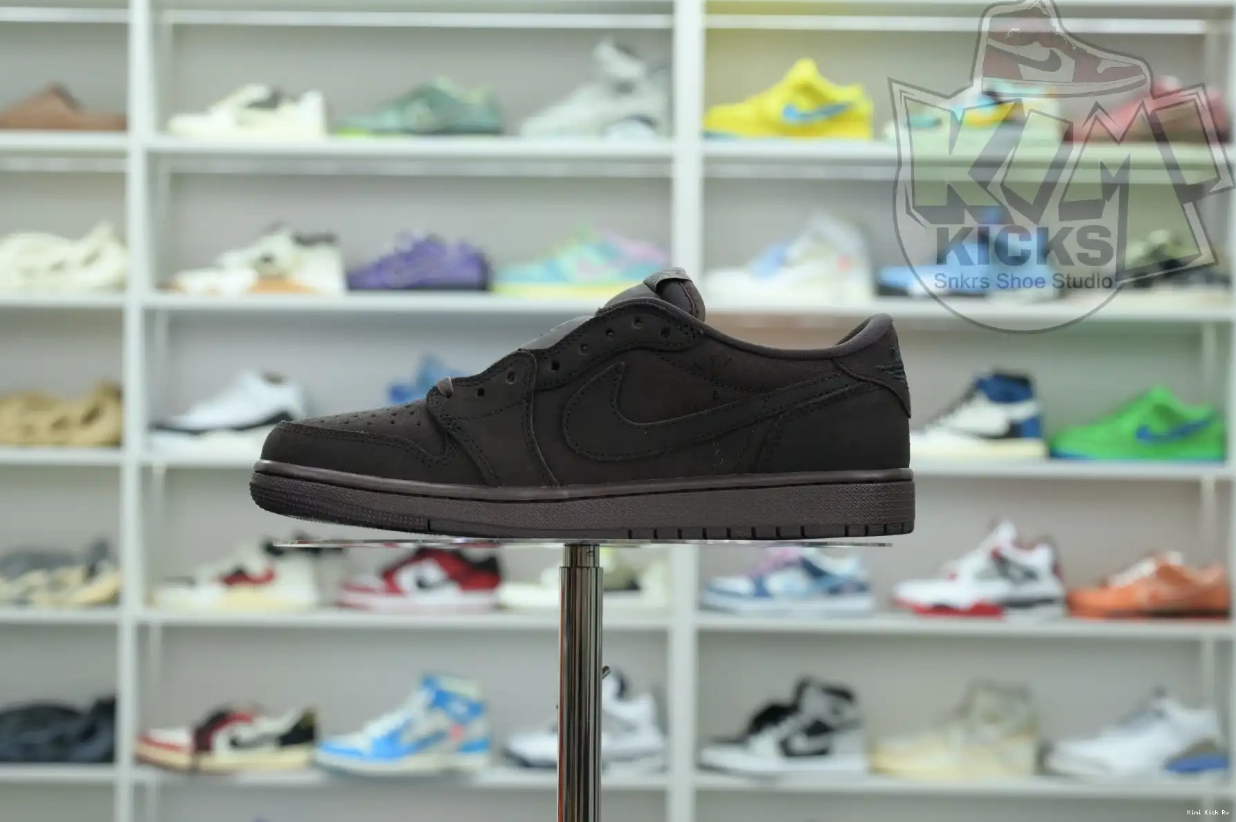 1 Kimikick Jordan Air OG“Velvet Travis Scott x Brown” Jordan Low 0706